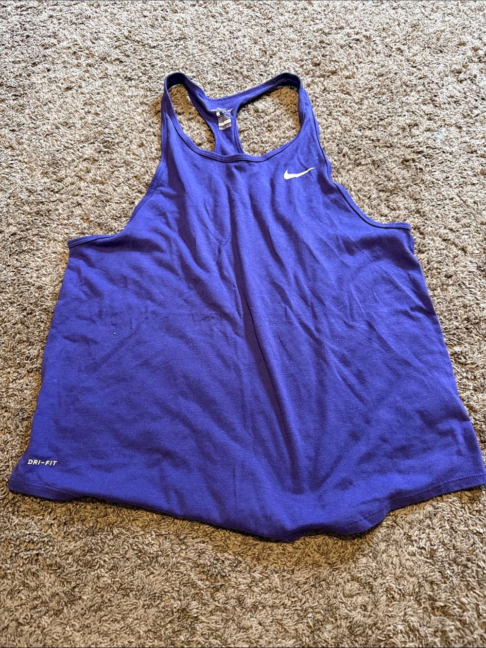 Nike Purple Dri-FIT Racerback Tank Top